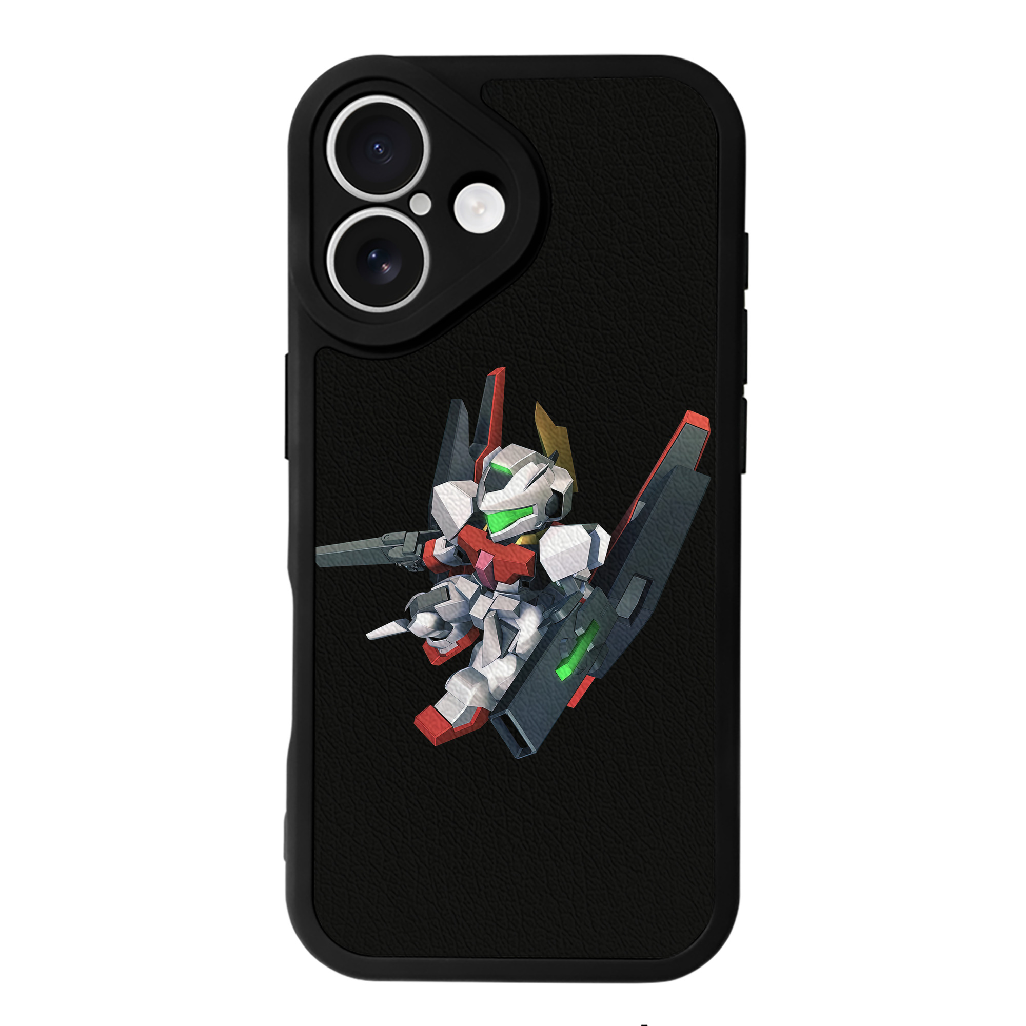 （画像用） 機動戦士ガンダム Mobile Suit Gundam 【iPhone 16シリーズ対応】シリコンスマホケース（レザー調） 材質：シリコン